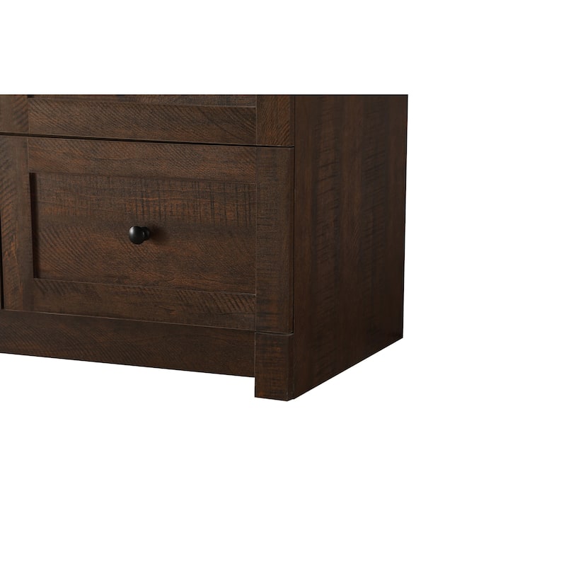 Elegant Lighting VF2854D Soma 54" Free Standing Double Basin Vanity
