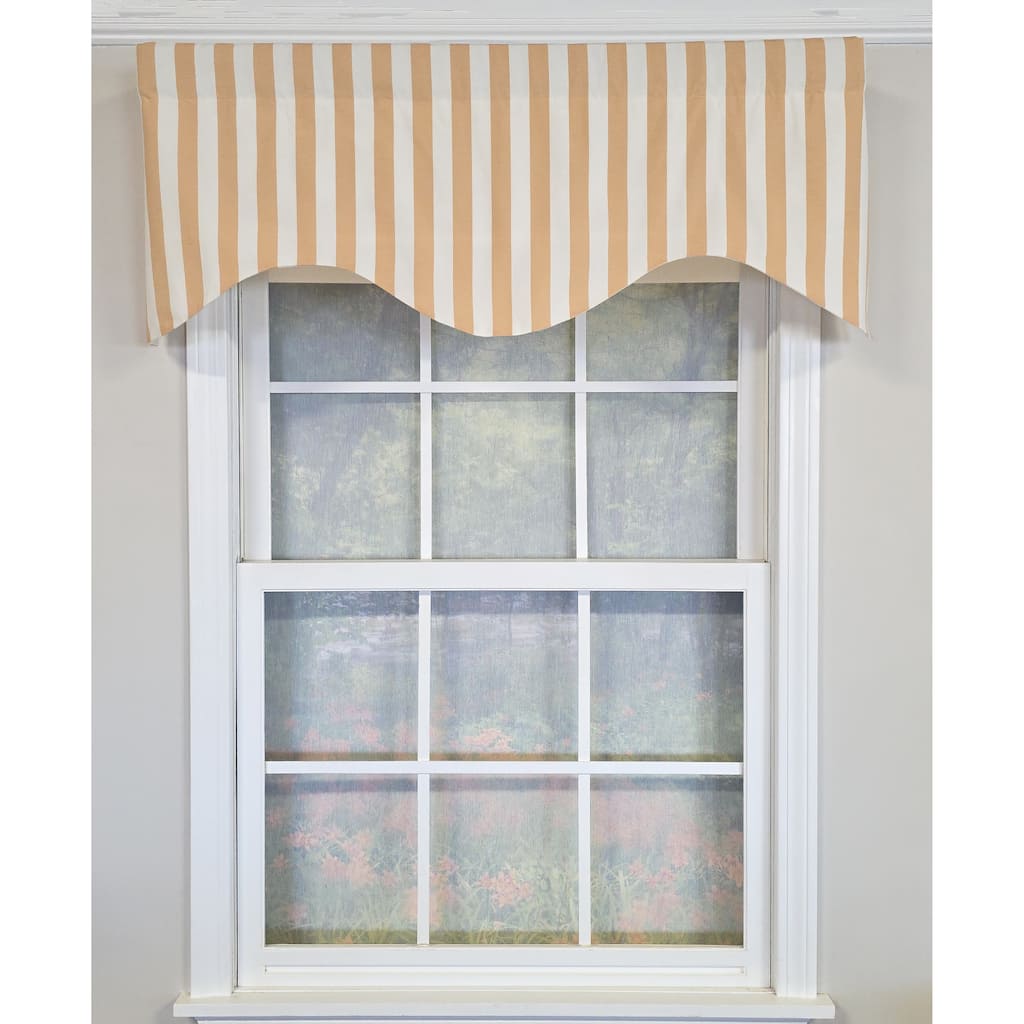 RLF Home Playa Stripe Cornice valance