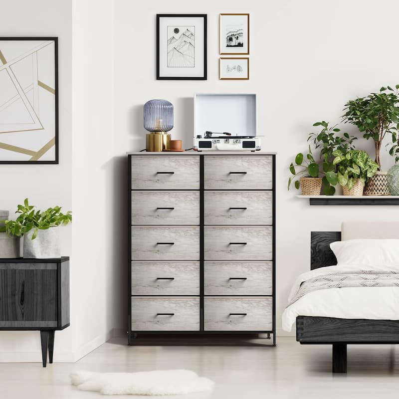 Dressers for Bedroom with 10 Drawers, Chest of Drawers for Bedroom