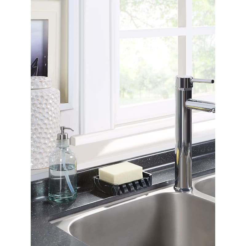 Classic Kitchen, Bathroom Faux Marble Soap, Sponge Dish Drainer Holder