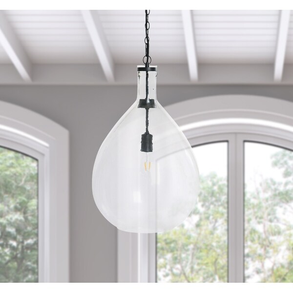Oversized Glass Pendant Light Clear Bed Bath Beyond 31276323