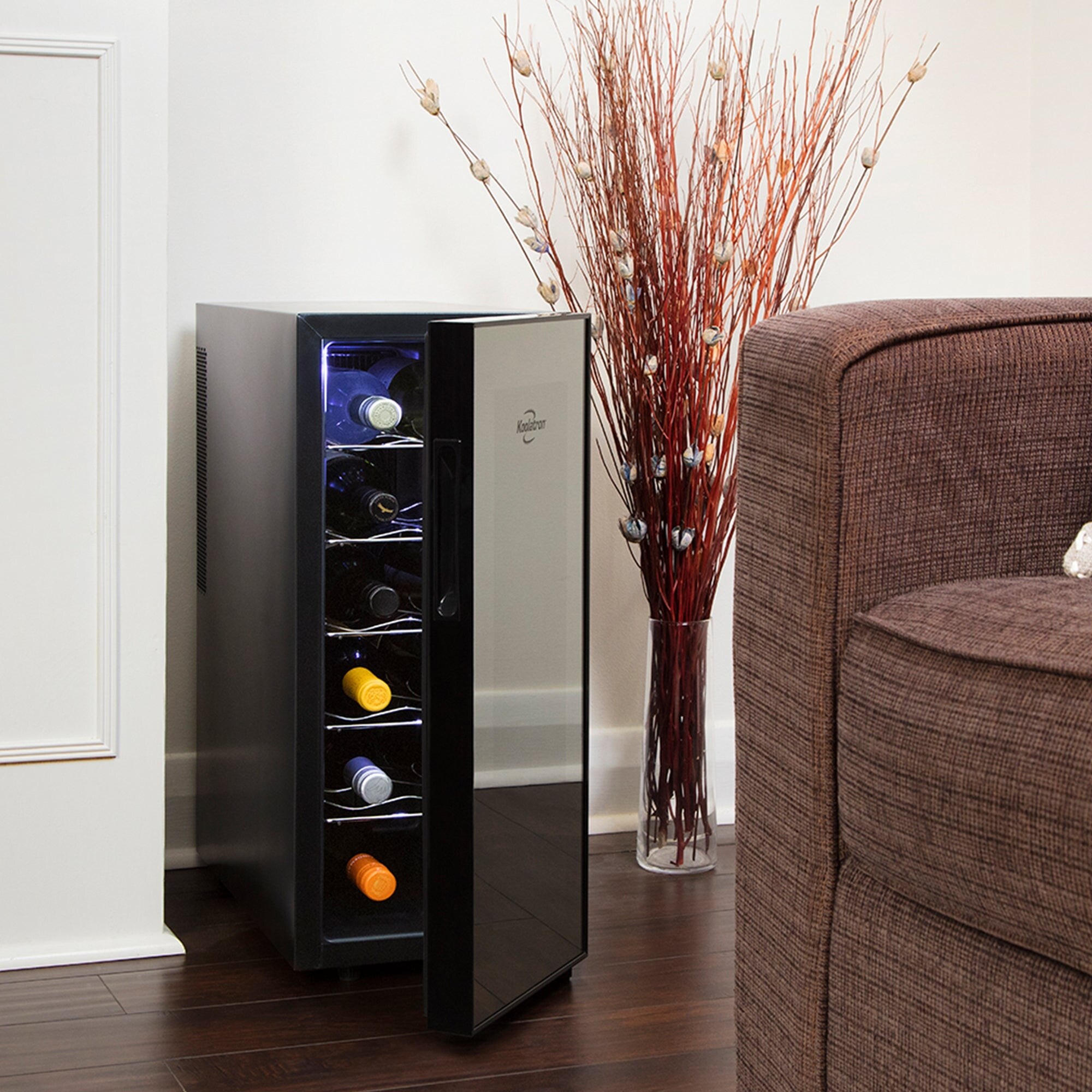 koolatron deluxe 12 bottle wine cellar