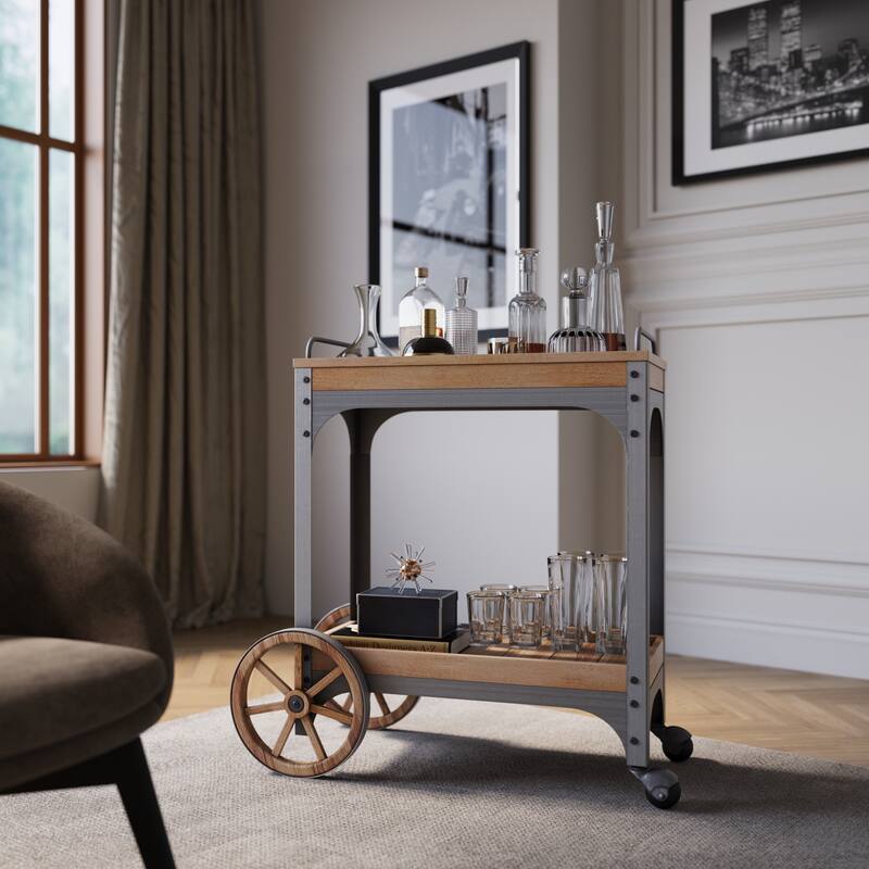 The Entertainer Bar Serving Cart