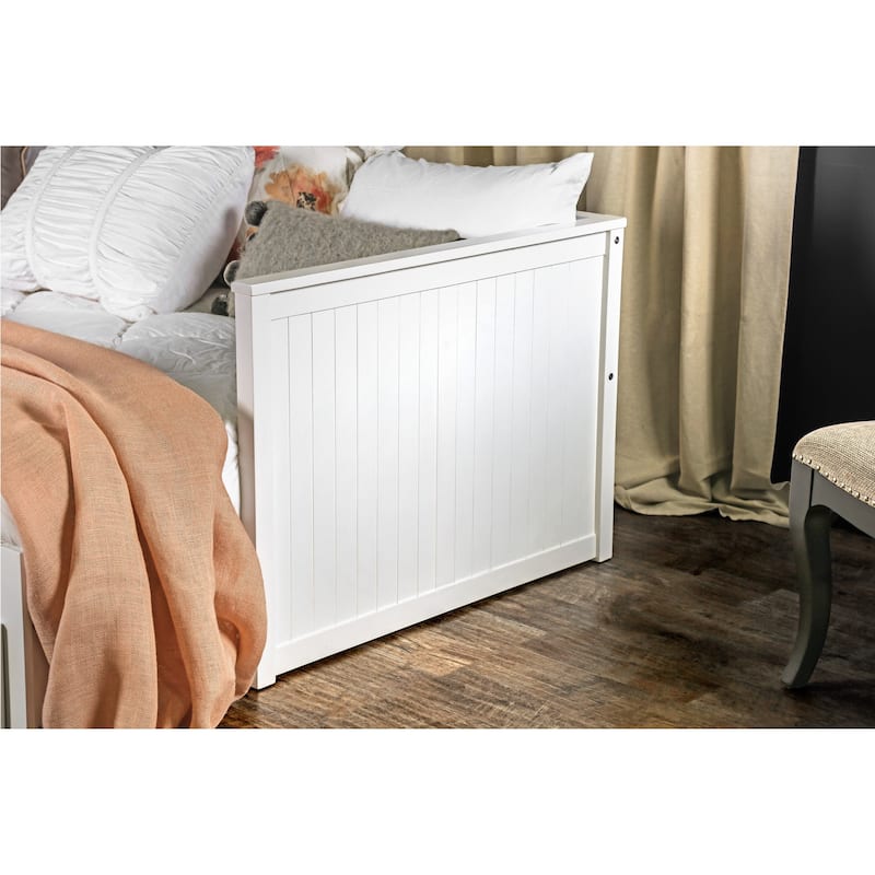 Furniture of America Daja Transitional Full Solid Wood Storage Daybed