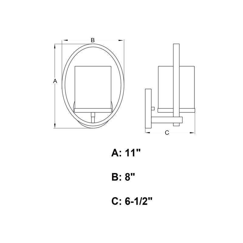 Vaxcel Lighting W0466 11" Tall Outdoor Wall Sconce