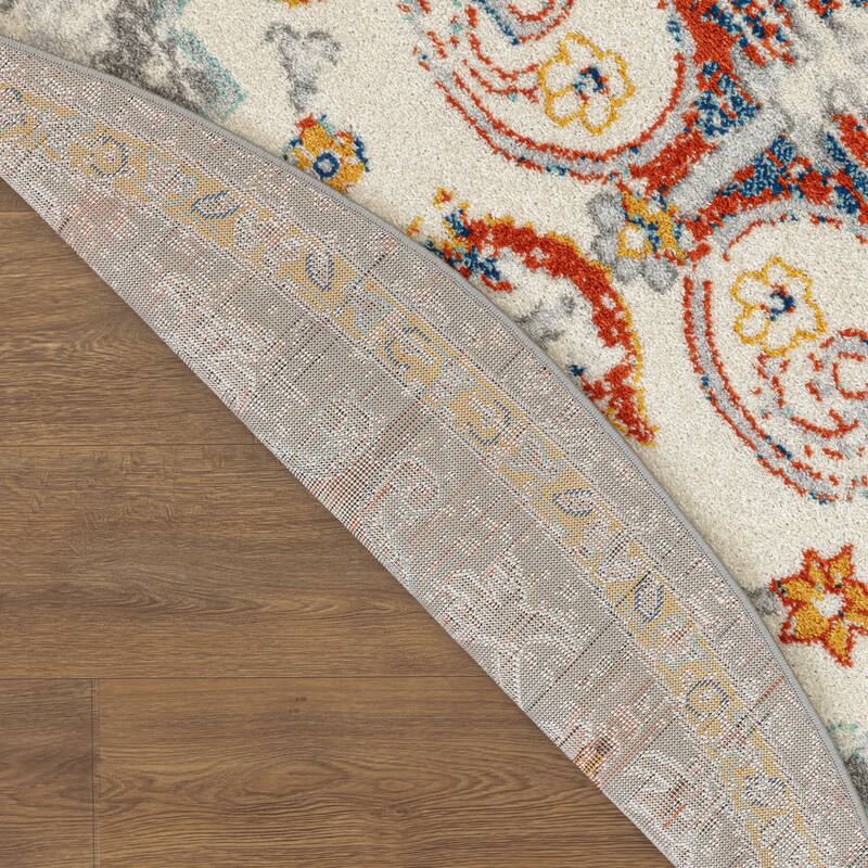 Nourison Passion Indoor only Multicolored Persian Area Rug