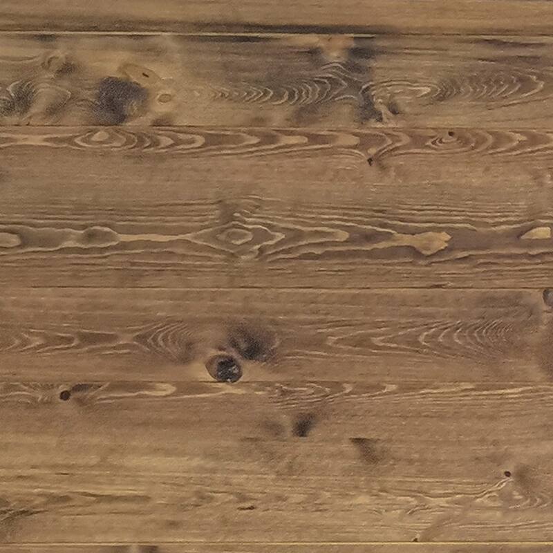 7' x 40" Rectangular Antique Rustic Solid Pine Folding Dining Table