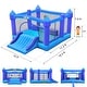 preview thumbnail 6 of 7, 15.3'x 12' Large Bounce House 840D Oxford Inflatable Bouncers for 6 Kids with Blower & Slide - 15.3'x 12'