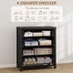preview thumbnail 4 of 5, Drawer Dresser, Modern Clothes Storage Cabinet for Nursery