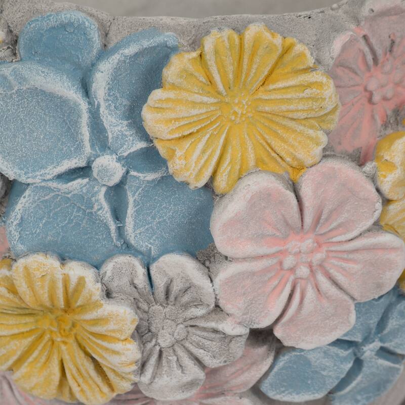 Unique Bust Style Resin Planter or Flower Pot with Crown Detail