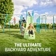 preview thumbnail 7 of 5, ActivPlay Base Camp Playground + Hanging Bridge, Jungle Line