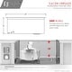 preview thumbnail 22 of 31, STYLISH 25 inch Stainless Steel 16G Workstation Undermount Kitchen Sink - 25" x 19" x 10"