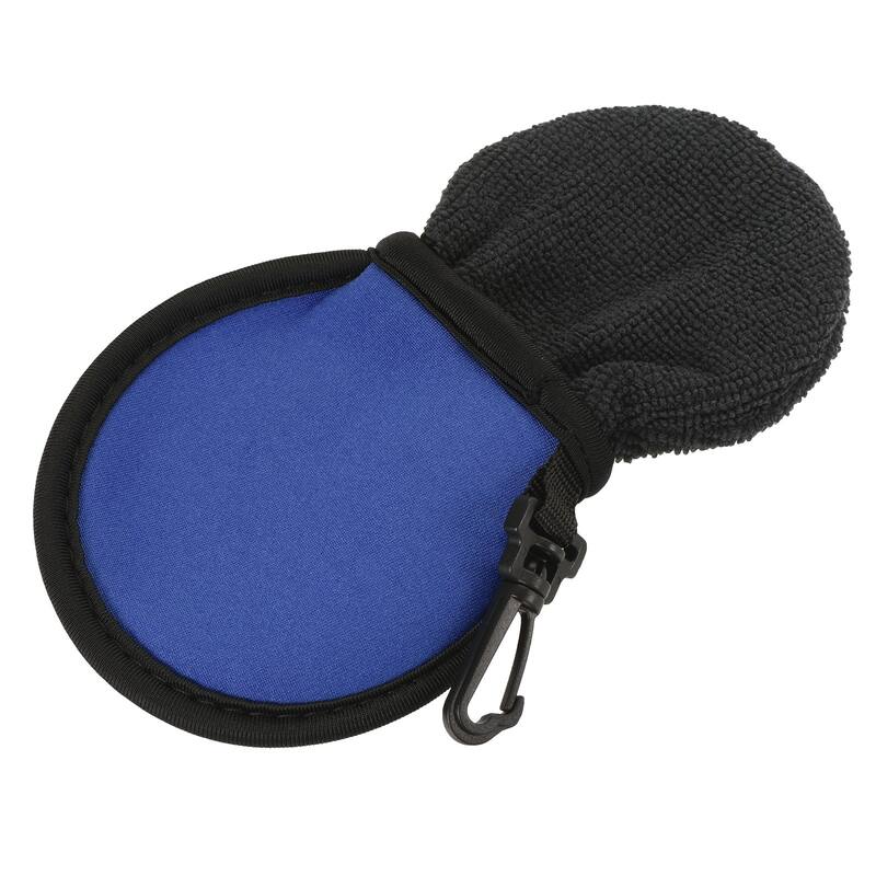 Golf Ball Cleaner Portable Pouch Pocket Washer Bag with Clips