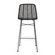 preview thumbnail 11 of 16, Rattan Bar Stool with Metal Frame