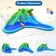 preview thumbnail 2 of 8, Gymax Inflatable Water Slide Park Kids Bounce House w/ Dual Slides