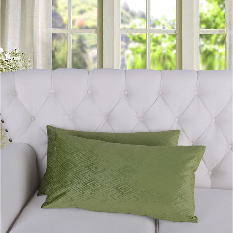 Tonopah Ikat Velvet Throw Pillow Cover Set, NO INSERT