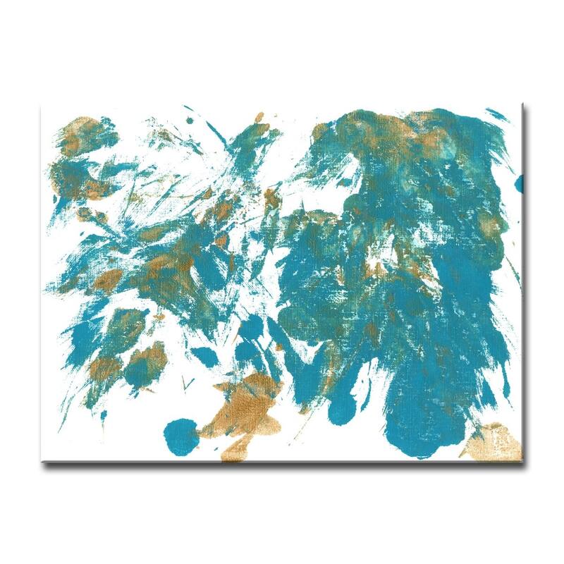 Ready2HangArt 'Feather Dance' Abstract Canvas Wall Art