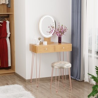 Scandi dressing online table stool