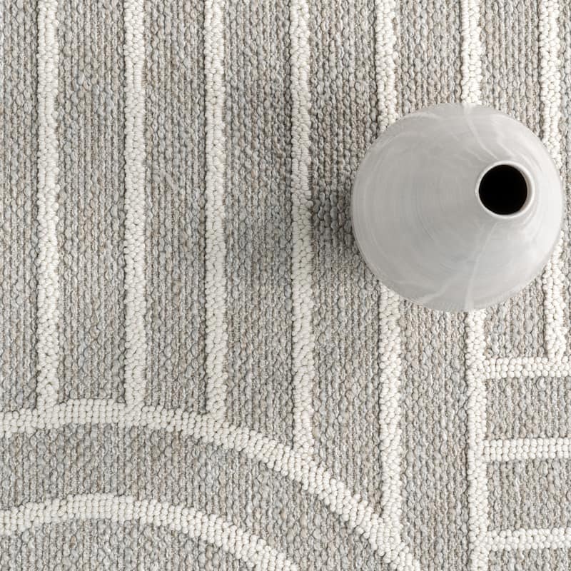 Nuloom Liliya Modern Geometric Machine Washable Area Rug