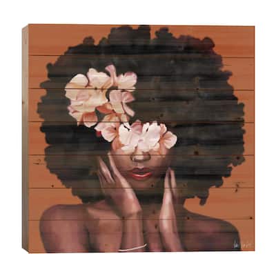 Vivian Print On Wood by Faith with an E - Multi-Color
