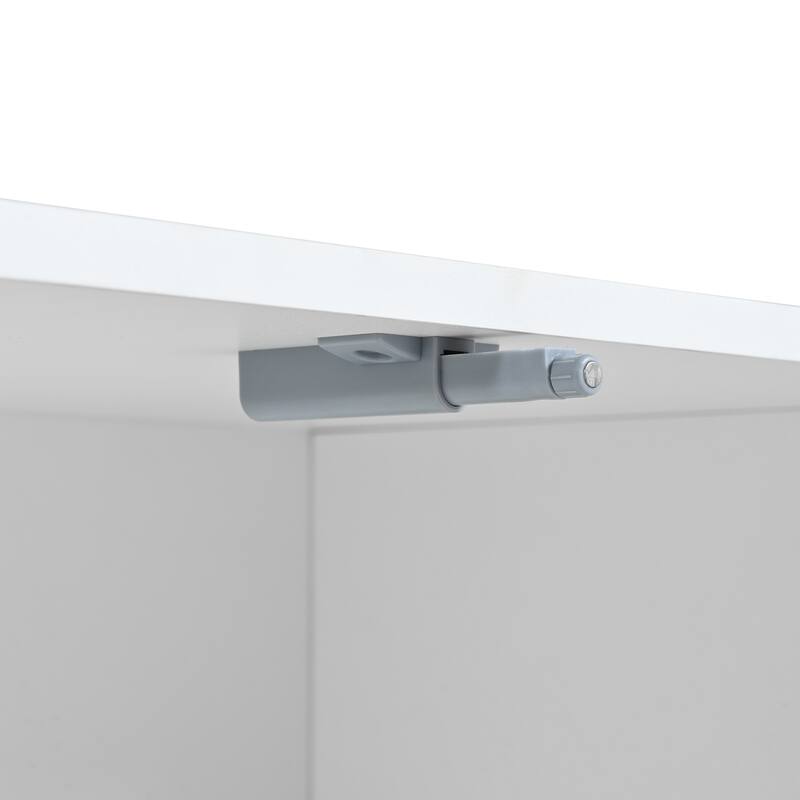 94.4" LED TV Stand with Modular Design and Smart App Control