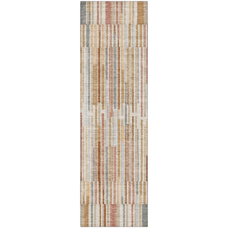 Premium Washable Super Soft Stripe Stack Mayfield Rug