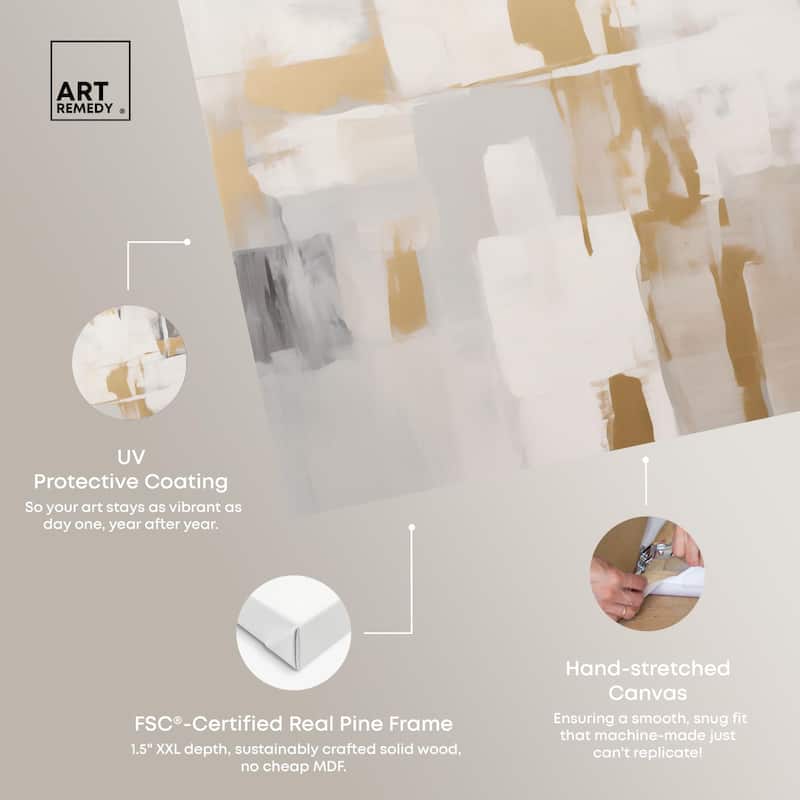 Soft Brilliance II Canvas by Art Remedy, Gallery Wrapped