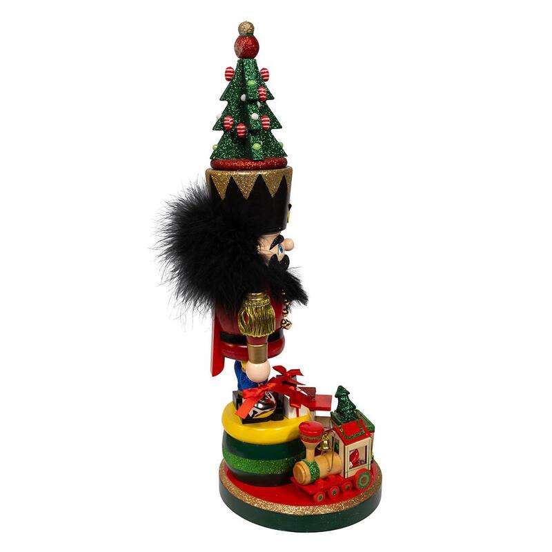 Kurt Adler 18.5-Inch Hollywood Nutcrackers with Train Nutcracker