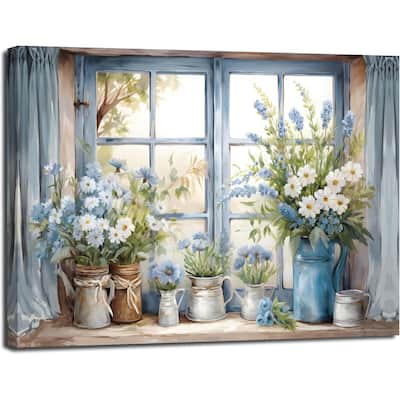canvas wall art floral picture decoration
