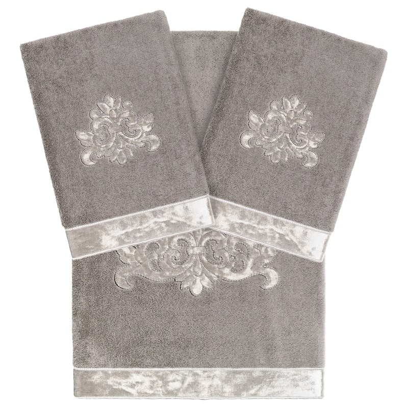 Authentic Hotel and Spa Turkish Cotton May 3 PC Towel Set - Charcoal