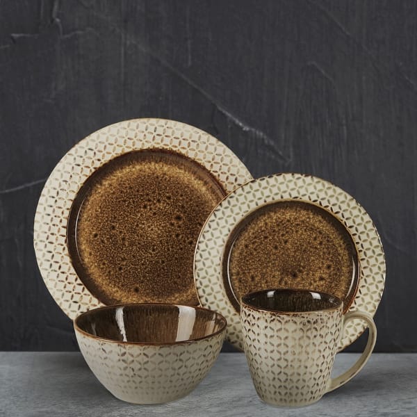 American Atelier Piper 16-piece Dinnerware Set Bed Bath Beyond