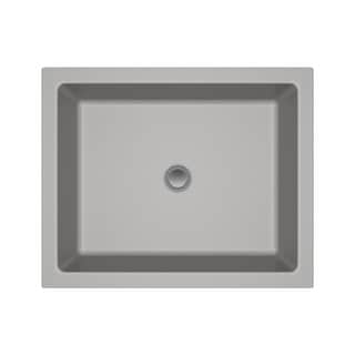 Lexicon Platinum Quartz Composite Rectangle Vanity Sink Galaxy Concrete V330