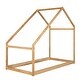 preview thumbnail 6 of 7, Modern Style Pine Wood Twin Size Wooden House Bed, Versatile Design, Can Be Decorated
