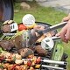 preview thumbnail 3 of 7, 14Pc BBQ Grilling Tool Set Griddle Spatula Grill Accessories - 7'6" x 9'6"