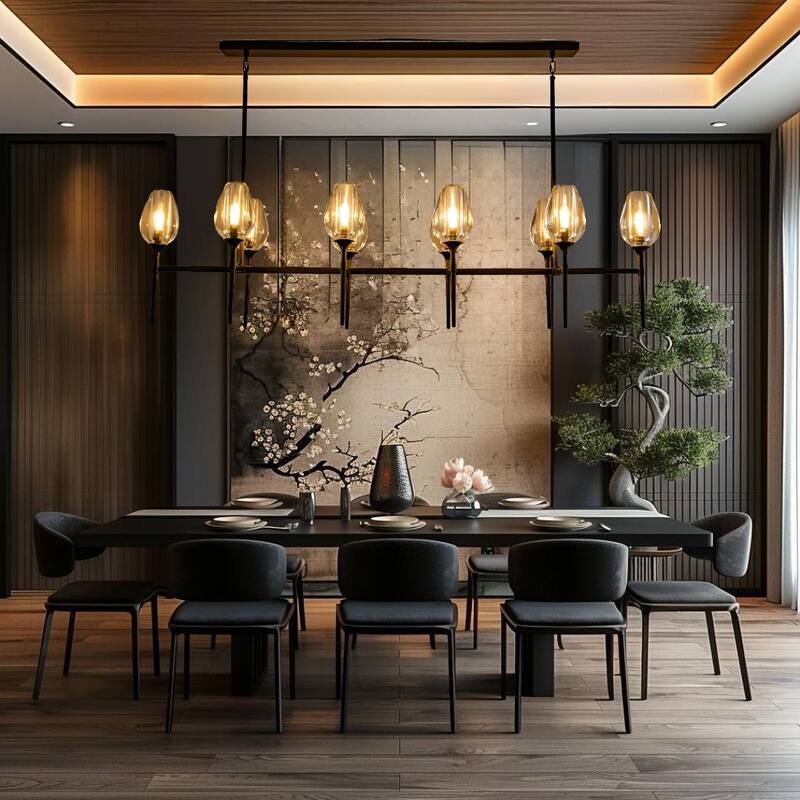 KAYLA Long tulip Wall Sconce/Chandelier