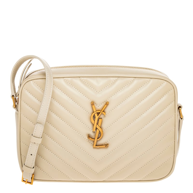 Saint Laurent Lou Camera Bag - Cream