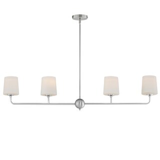 Maxim 12097SW Bristol 4 Light 48" Wide Linear Chandelier