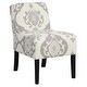 preview thumbnail 2 of 24, Gymax Armless Accent Chair w/ Rubber Wood Legs Modern Vanity Chair for Multi