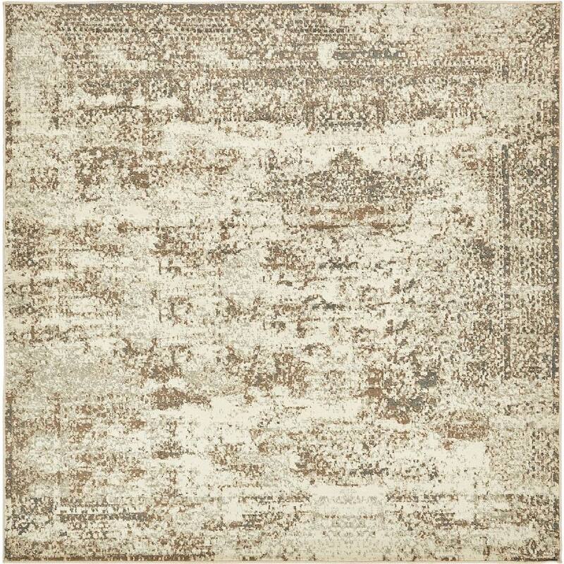 Contemporary Daisy Collection Area Rug