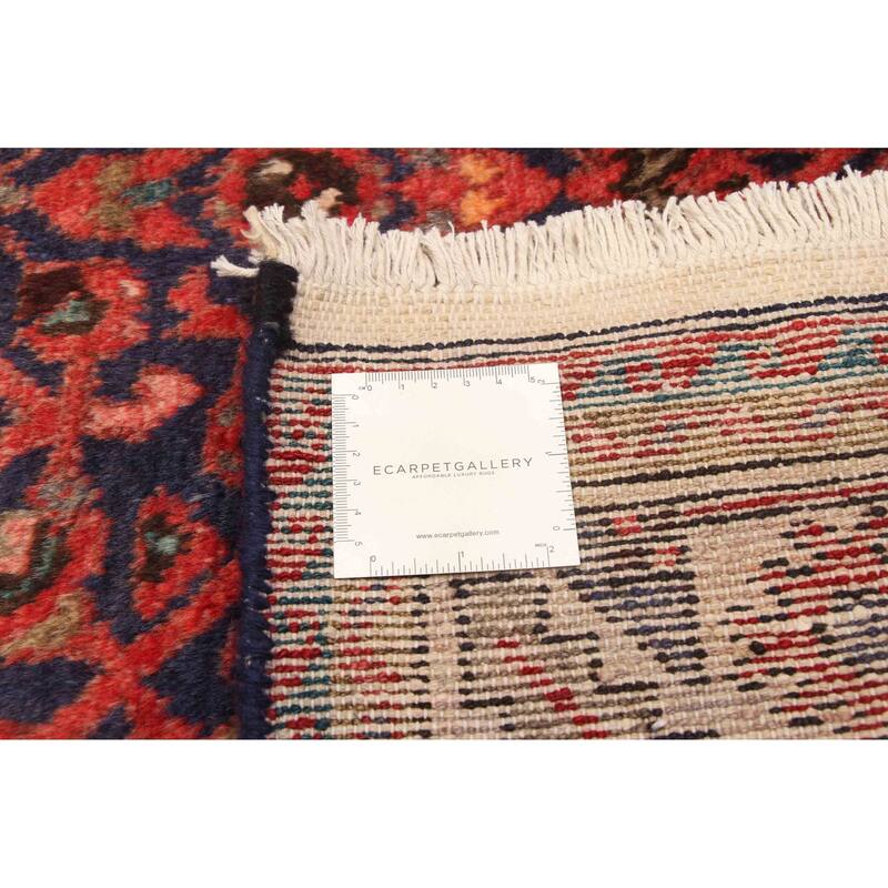 ECARPETGALLERY Hand-knotted Andelz Navy Wool Rug - 3'7 x 11'0