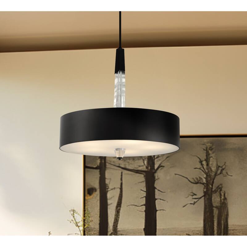 Kovacs P1285-L Drifting Droplets 6 Light 28" Wide LED Crystal Pendant