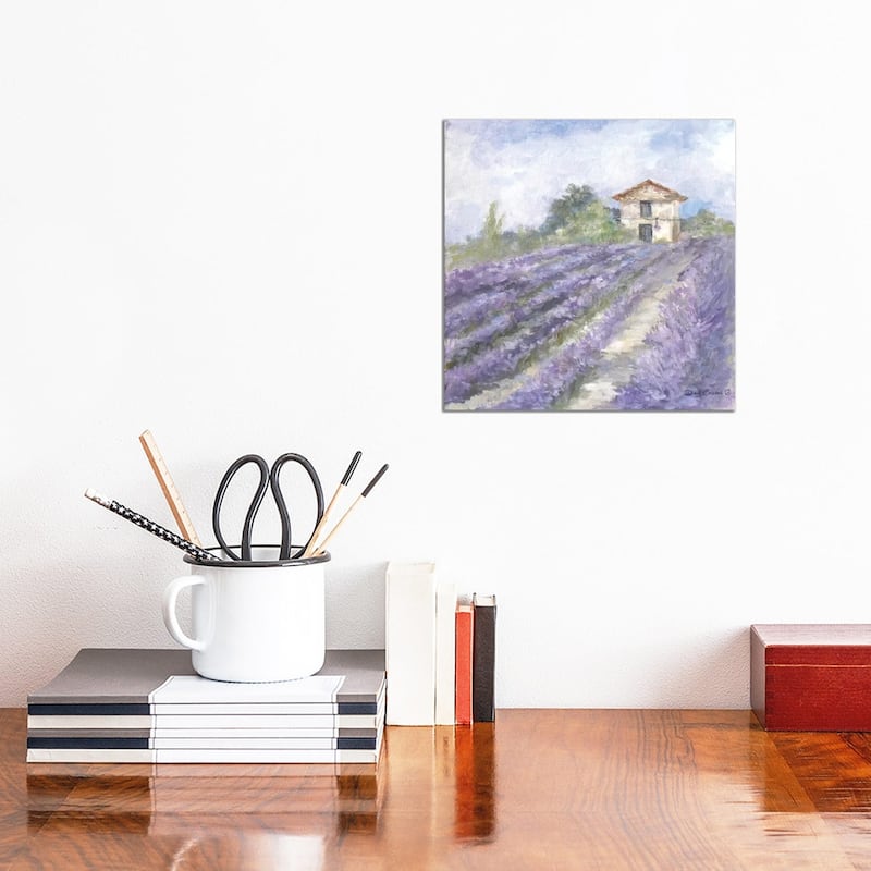 iCanvas "Lavender Fields" by Debi Coules Canvas Print - 12x12x0.75