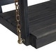 preview thumbnail 10 of 26, Tambora Outdoor Acacia Porch Swing by Christopher Knight Home