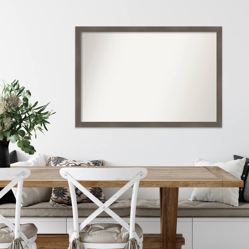 Edwin Non-Beveled Wood Framed Wall Mirror