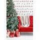 preview thumbnail 3 of 4, NextWall Run, Run Reindeer Peel and Stick Wallpaper - 20.5 in. W x 18 ft. L