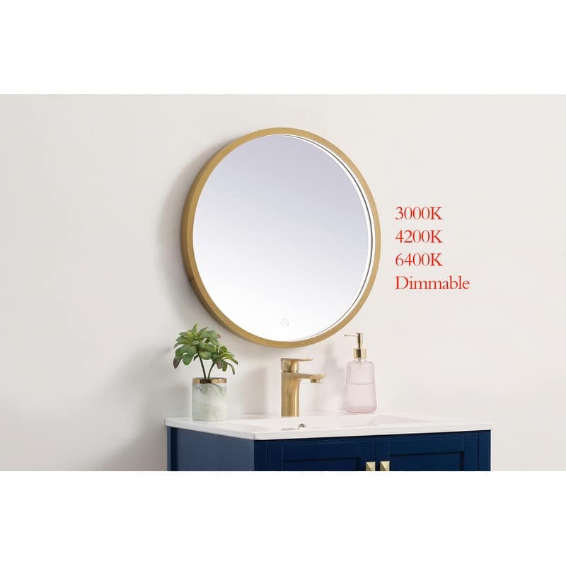 Indigo Home 21 inch LED mirror with adjustable color temperature