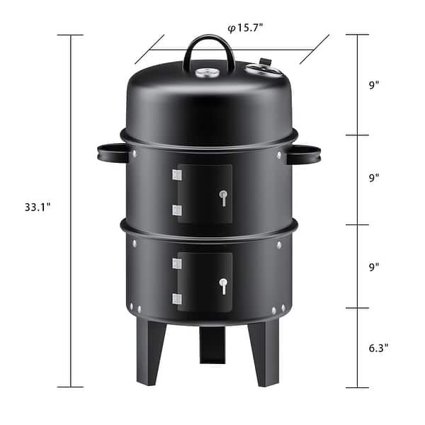 Vertical Charcoal Portable Smoker & Grill Smoker Bed Bath & Beyond
