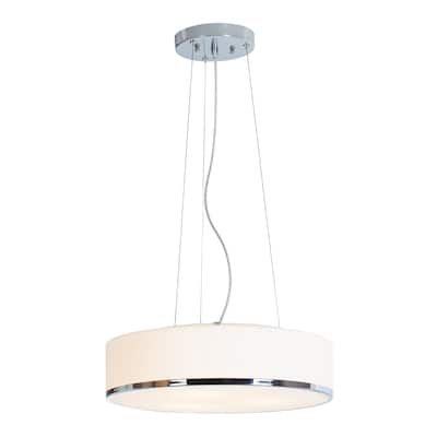 Access Lighting Aero - Dimmable LED Cable Pendant - Chrome - Opal