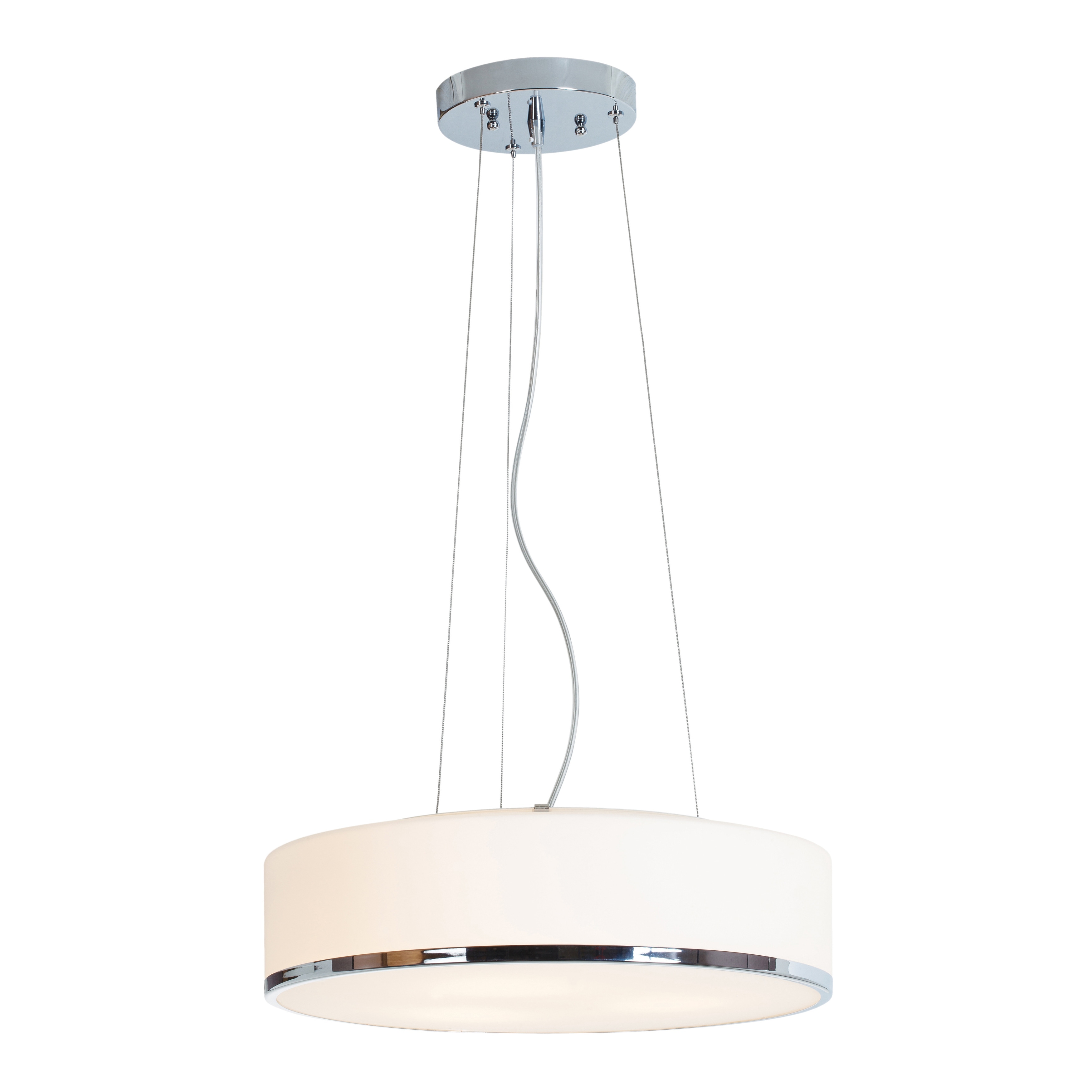 Access Lighting Aero - Dimmable LED Cable Pendant - Chrome - Opal
