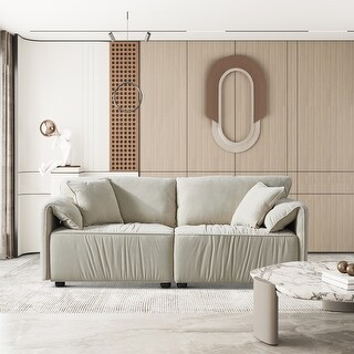 Cat scratch velvet sofa outlet